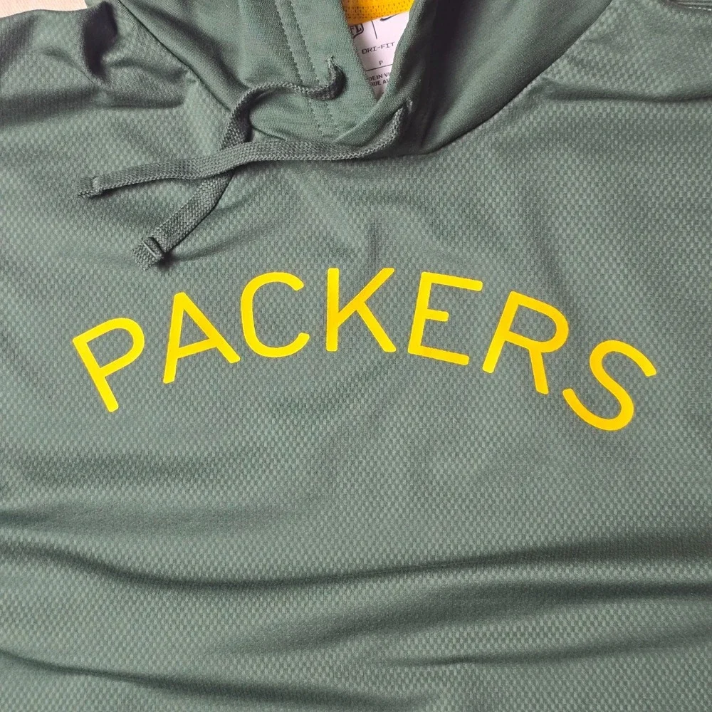 Nike Green Bay Packers Sideline Arch‎ Pullover Hoodie Men's Small NFL
